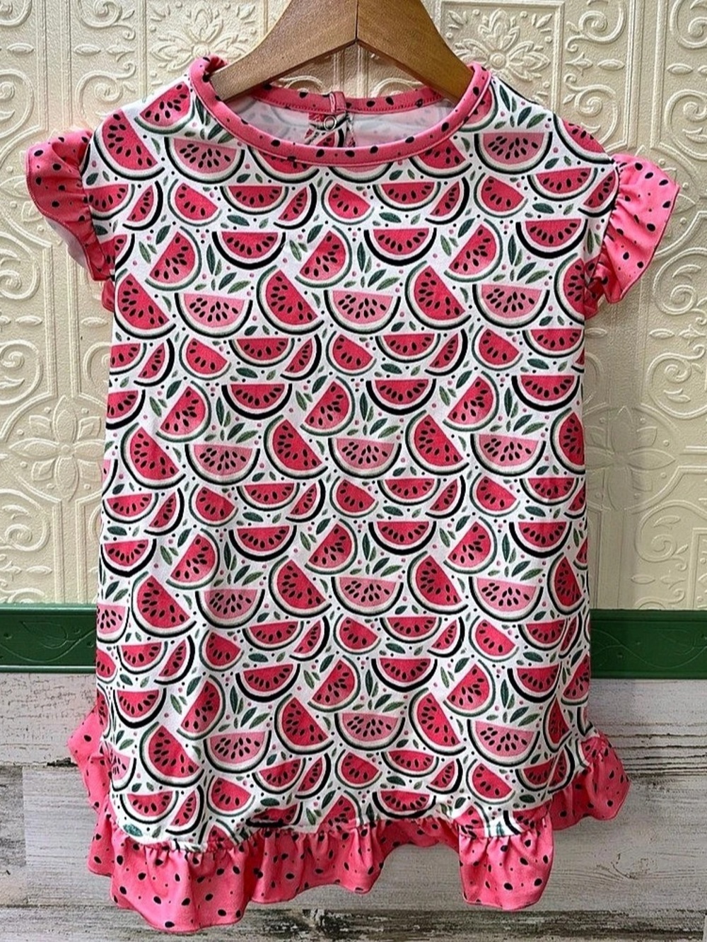 Griffy & Drake Watermelon Print Dog Shirt Large NWT